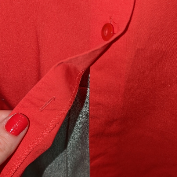 Vintage red button down shirt - Picture 7 of 8